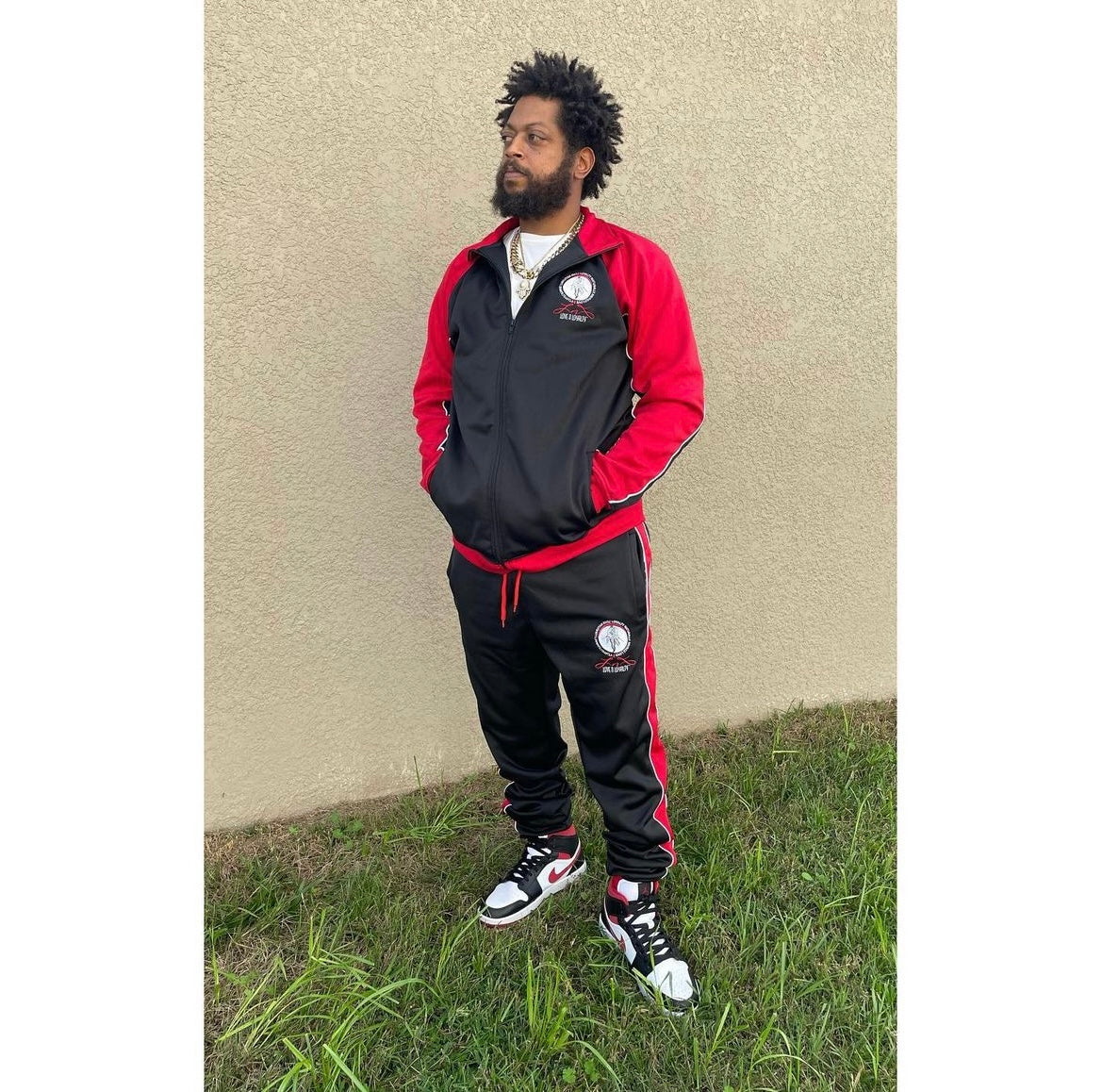 Original LNL Black & Red Jogger Set