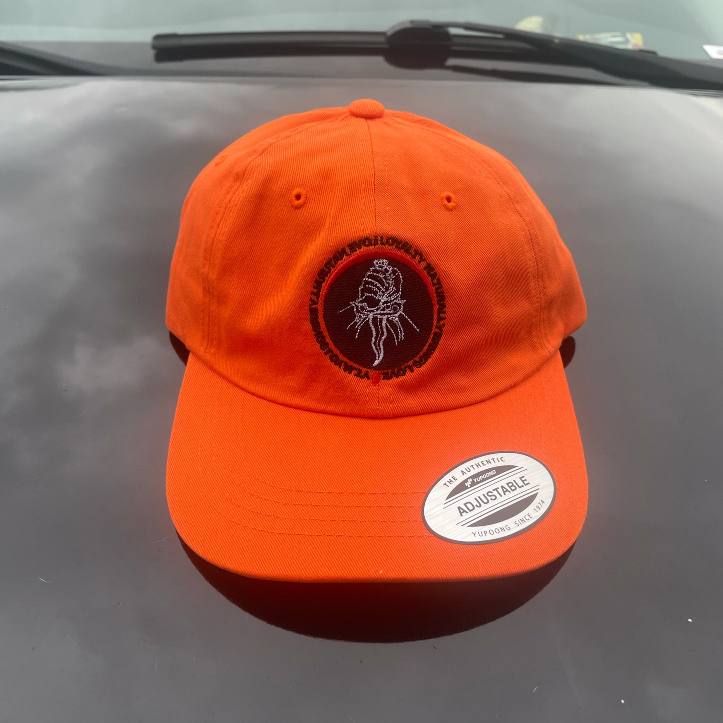 Orange dad hat (Polo style)