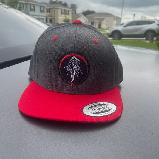 Grey/Red SnapBack