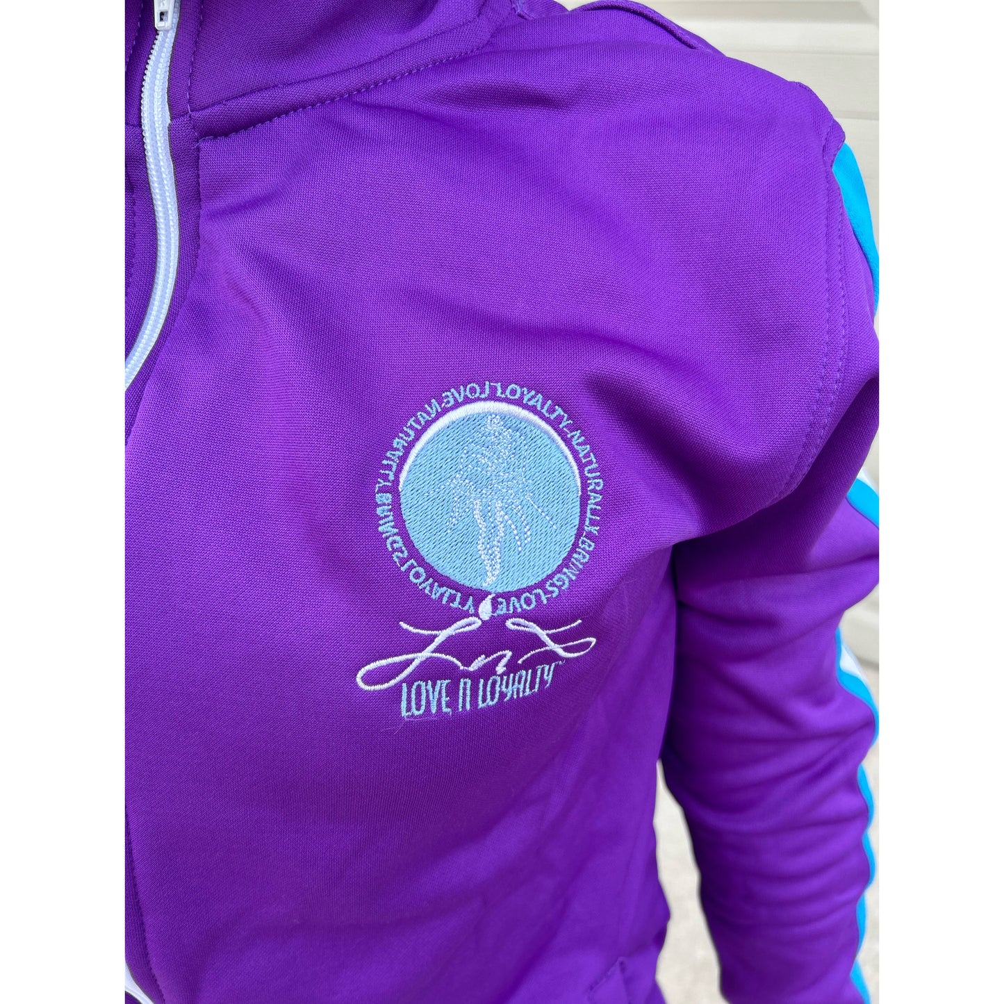 LNL Purple & Teal Sweatsuit