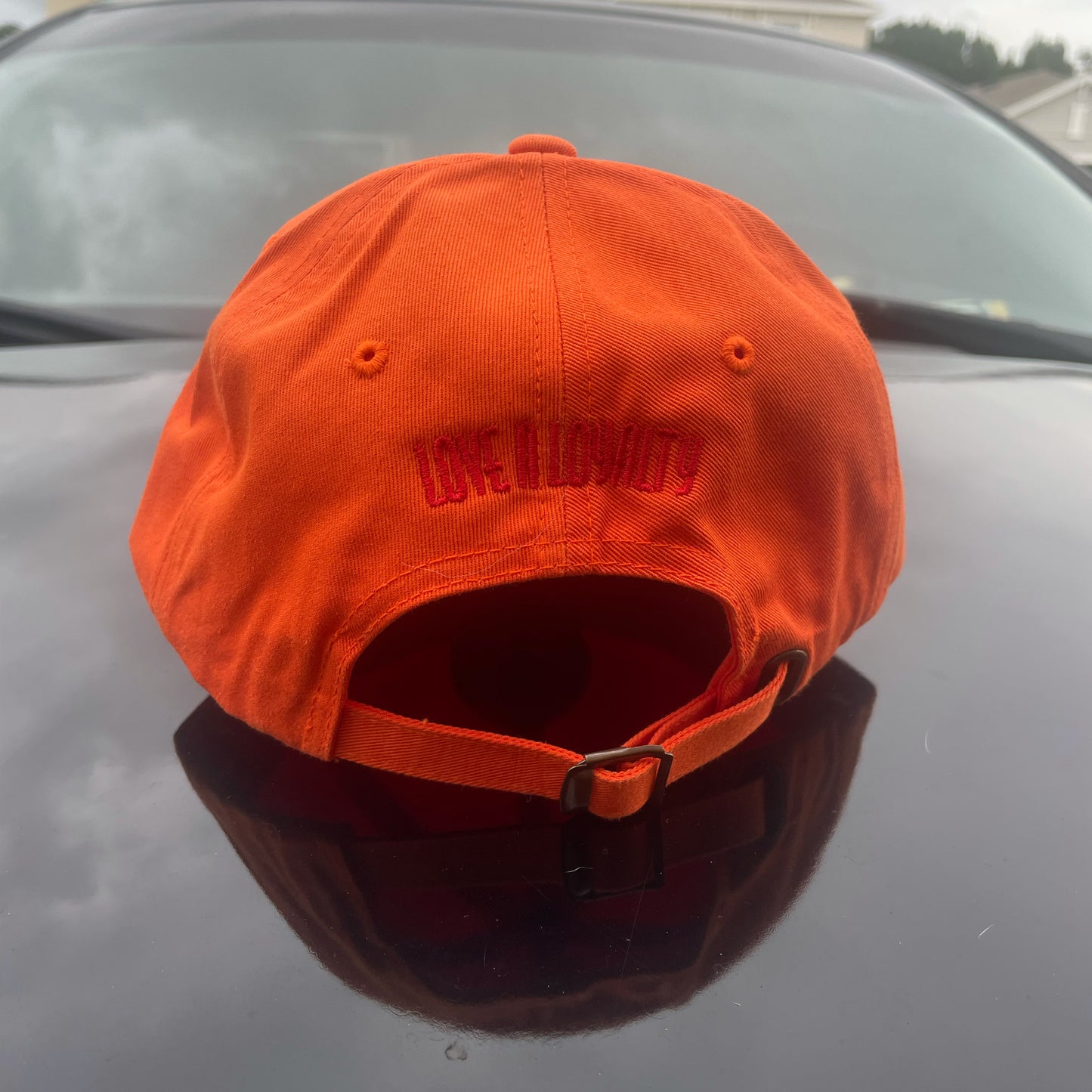 Orange dad hat (Polo style)